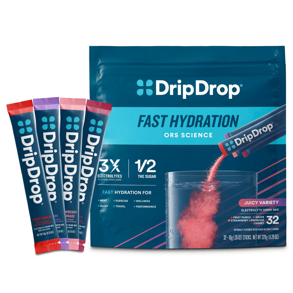 dripdrop-juicy-variety-pack-electrolyte-powder-8-oz-sticks-32-count-n0 Juicy_Variety_-_32ct_-_Transparent.png