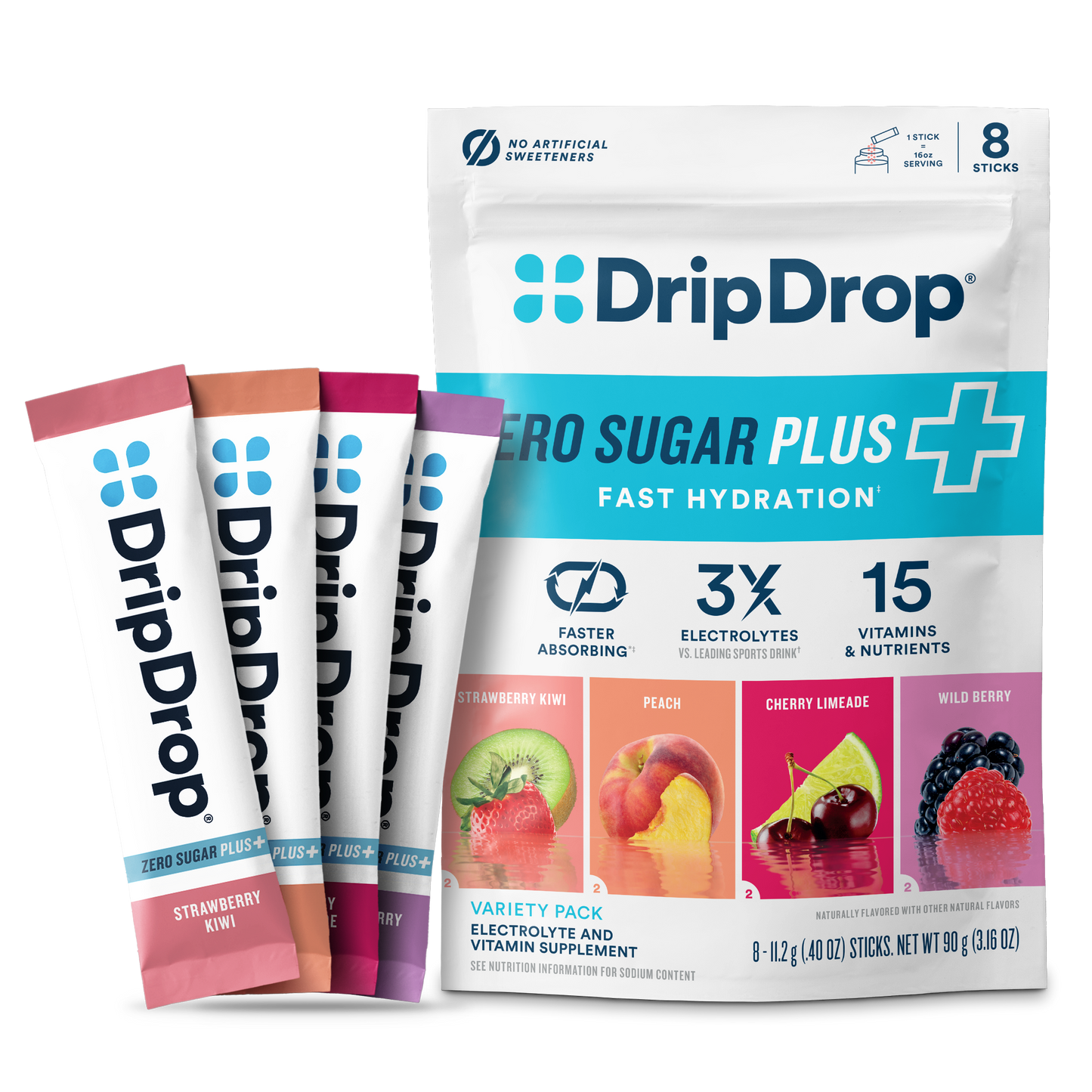 dripdrop-zero-sugar-plus-strawberry-kiwi-peach-cherry-limeade-wild-berry-16-oz-sticks-8-count-z5 Pouch_8ct_Front16ozSticks_VSPlus_Variety_B.png