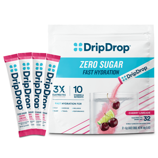 dripdrop-zero-sugar-cherry-limeade-electrolyte-powder-8-oz-sticks-32-count-f1 Zero_Cherry_Limeade_-_32ct_-_Transparent.png