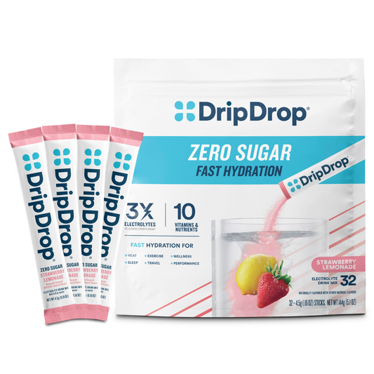 dripdrop-zero-sugar-strawberry-lemonade-electrolyte-powder-8-oz-sticks-32-count-d2 Zero_Strawberry_Lemonade_-_32ct_-_Transparent.png
