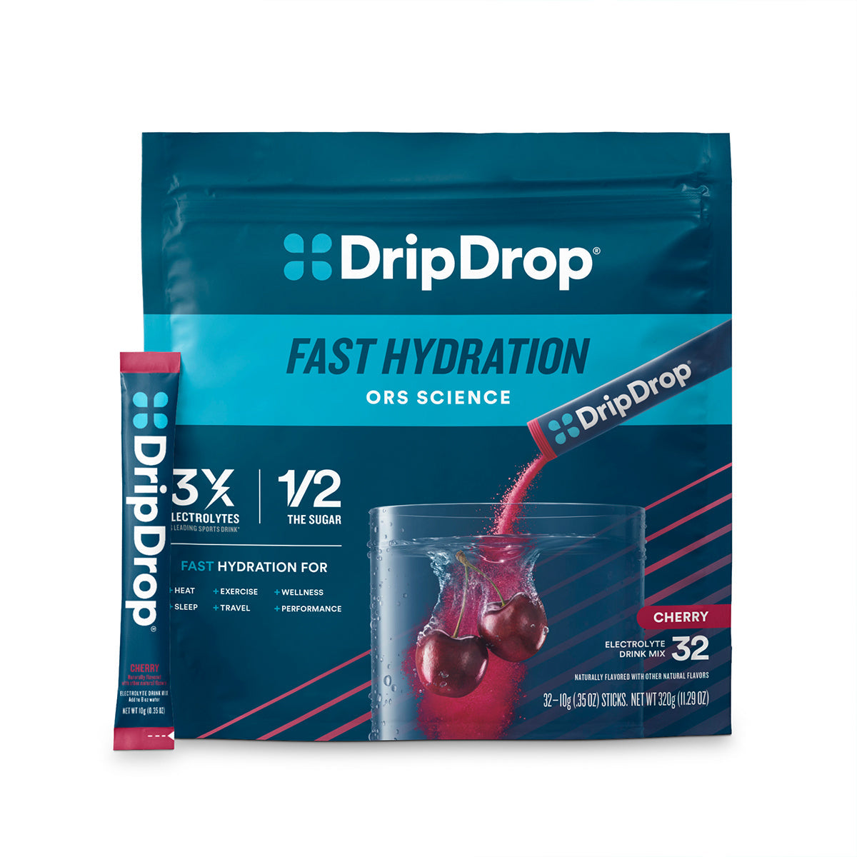 dripdrop-cherry-electrolyte-powder-8-oz-sticks-32-count-q2 eComm-OG-PDP_Hero_Cherry_1200x1200_2026_vFINAL.jpg